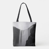 Tote Bag Les cascades | Skogafoss Cascade, Islande (Dos)