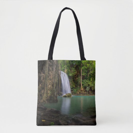 Tote Bag Les cascades | Spring Rainforest Waterfall Thaïlan (Devant)