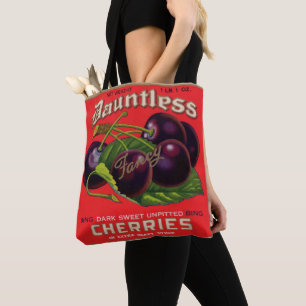 Tote Bag les cerises courageuses des années 1930 en sirop