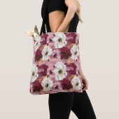 Tote Bag Les charmants Camellias Abstraits (De près)
