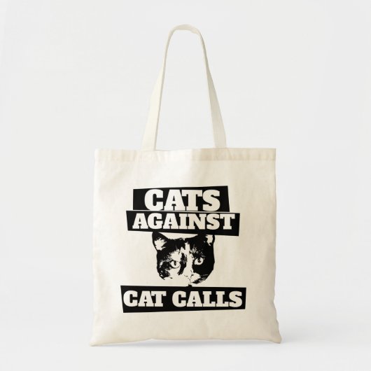 Tote Bag Les chats contre les appels au chat (Devant)