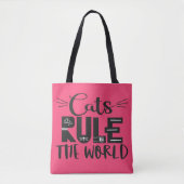 Tote Bag Les chats dominent le monde des chuchotements à la (Devant)