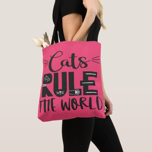 Tote Bag Les chats dominent le monde des chuchotements à la (De près)
