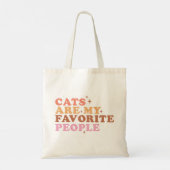 Tote Bag Les Chats Sont Mes Gens Préférés (Dos)