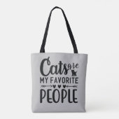 Tote Bag Les chats sont mon peuple favori (Dos)