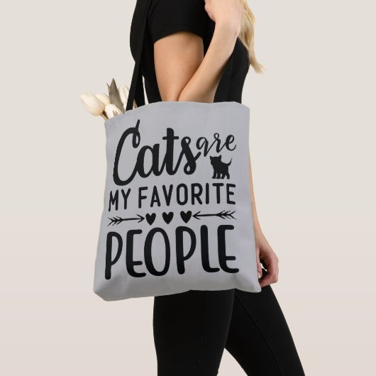 Tote Bag Les chats sont mon peuple favori (De près)