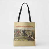 Tote Bag Les Chevaux de l'Ouest sauvage de Buffalo Bill (Devant)