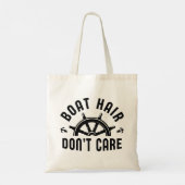 Tote Bag Les cheveux de bateau ne s’en soucient pas (Dos)