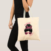Tote Bag Les cheveux de croisière s'en fiche (Devant (produit))