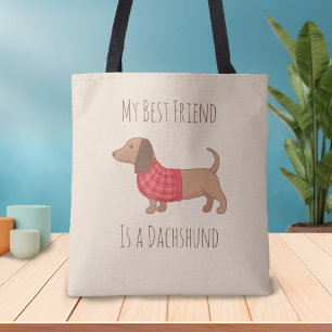 Tote Bag Les chiens sont mon peuple préféré Dachshund Wi