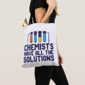 Tote Bag Les Chimistes Ont Toute La Solution Des Pons Scien (De près)