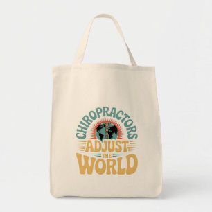 Tote Bag Les chiropraticiens adaptent la conception mondial