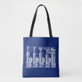 Tote Bag Les cinq classes d'architecture, 1725 (Devant)