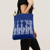 Tote Bag Les cinq classes d'architecture, 1725 (De près)