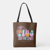 Tote Bag Les Cochons de Guinée sont mon esprit animal (Dos)