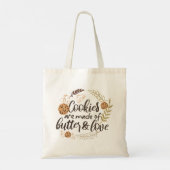 Tote Bag Les cookies sont faits de beurre et d'amour (Dos)