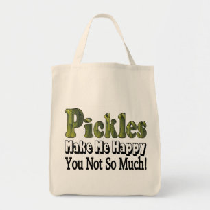 Tote Bag Les cornichons me rendent heureux