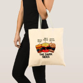 Tote Bag Les côtés sombres Blague drôle de fast-food  (Devant (produit))