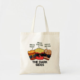 Tote Bag Les côtés sombres Blague drôle de fast-food