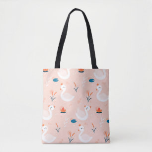 Tote Bag Les cygnes élégants