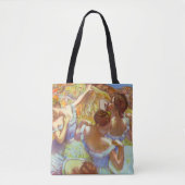 Tote Bag Les Danseurs Bleus par Edgar Degas (Devant)