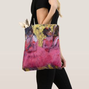 Tote Bag Les Danseuses roses, avant le ballet d'Edgar Degas