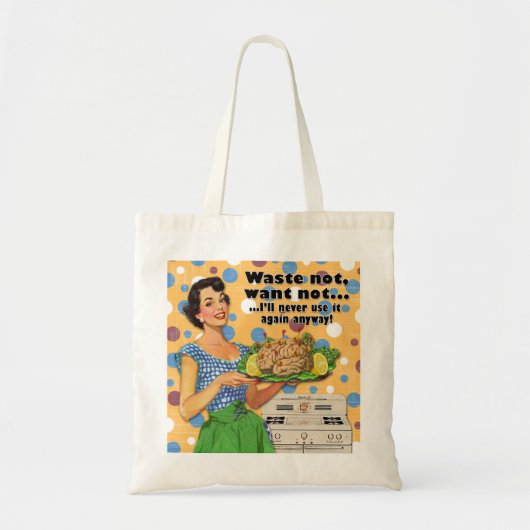 Tote Bag Les déchets pas, veulent pas (Devant)