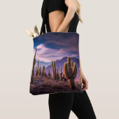 Tote Bag Les déserts | Cactus Paysage Argentine (De près)