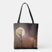 Tote Bag Les déserts | Cactus Saguaro avec oiseaux dans le (Dos)