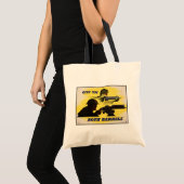 Tote Bag Les deux fûts, militaire et industriel, effort de  (Devant (produit))