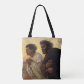 Tote Bag Les disciples Peter et fonctionnement de John (Dos)