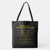 Tote Bag Les dix commandements 01 (Devant)