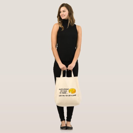 Tote Bag Les doux rêves sont faits de fromage (Devant (modèle))