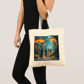 Tote Bag Les elfes champignons (Devant (produit))