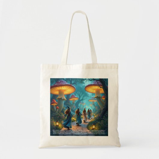 Tote Bag Les elfes champignons (Devant)