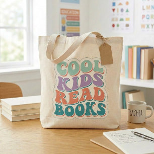 Tote Bag Les enfants cool lisent des livres - lecteur de li