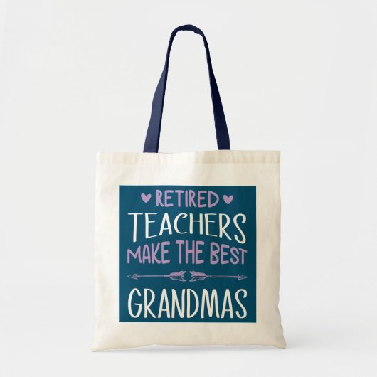 Tote Bag Les Enseignants Retraités Rendent Les Meilleurs Gr (Devant)