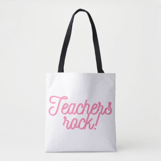 Tote Bag Les enseignants roulent! (Devant)