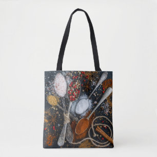 Tote Bag Les épices des cuillères