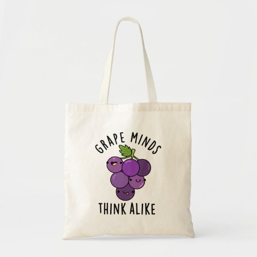 Tote Bag Les esprits des raisins pensent comme un jeu de fr (Devant)