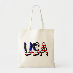 Tote Bag Les États-Unis écrasés par le drapeau américai