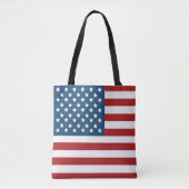 Tote Bag Les Etats-Unis patriotiques et drapeaux (Devant)