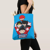 Tote Bag Les étoiles de la Chibi Justice League of America (De près)