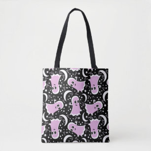 Tote Bag Les Fantômes roses amis vont Boo Trick ou Treat