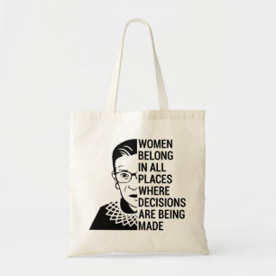 Tote Bag les femmes appartiennent à tous les endroits où