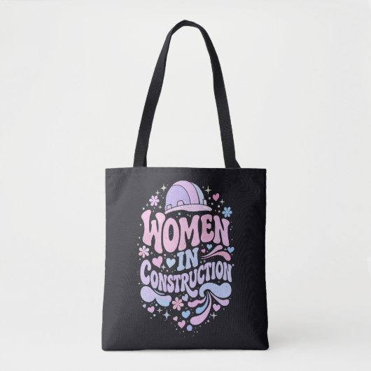 Tote Bag Les femmes dans la construction Rétro Empowerment (Devant)