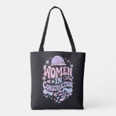 Tote Bag Les femmes dans la construction Rétro Empowerment (Dos)