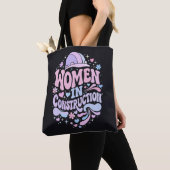 Tote Bag Les femmes dans la construction Rétro Empowerment (De près)