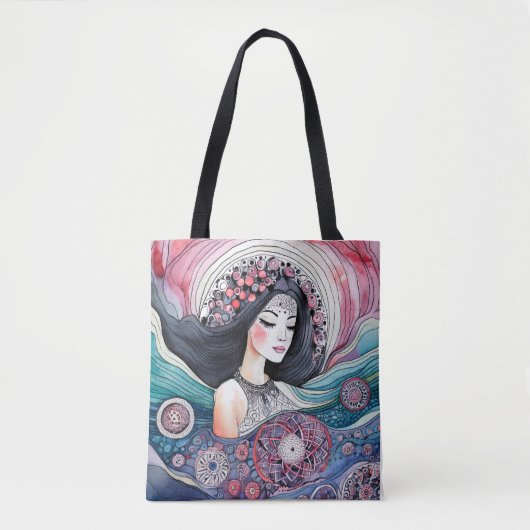 Tote Bag Les femmes de la mer image tee (Devant)