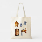 Tote Bag Les Femmes Grizzly Et Lemmings Drôle Enfants Cadea (Dos)
